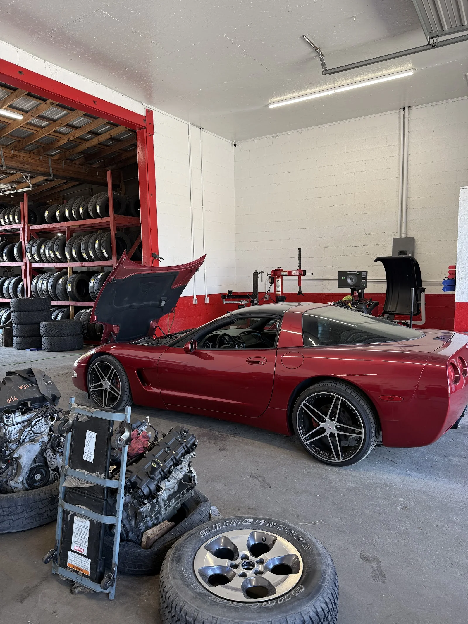 Inside CONWAY AUTO WORKS — shop interior